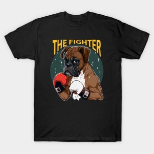 Boxer Dog - The Fighter T-Shirt